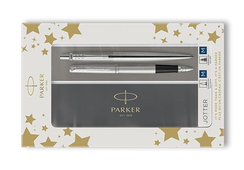 pouzdro Parker Jotter Stainless Steel CT - sada