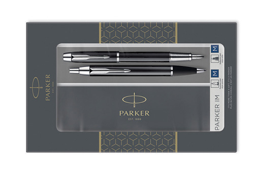 pouzdro Parker IM Black CT - sada