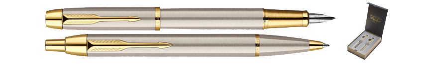 Parker IM Brushed Metal GT - sada