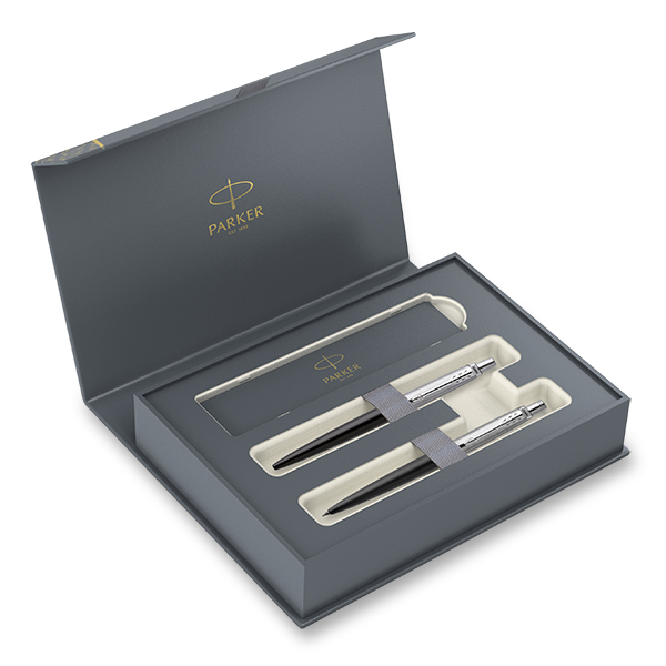 pouzdro Parker Jotter Bond Street Black CT - duo sada