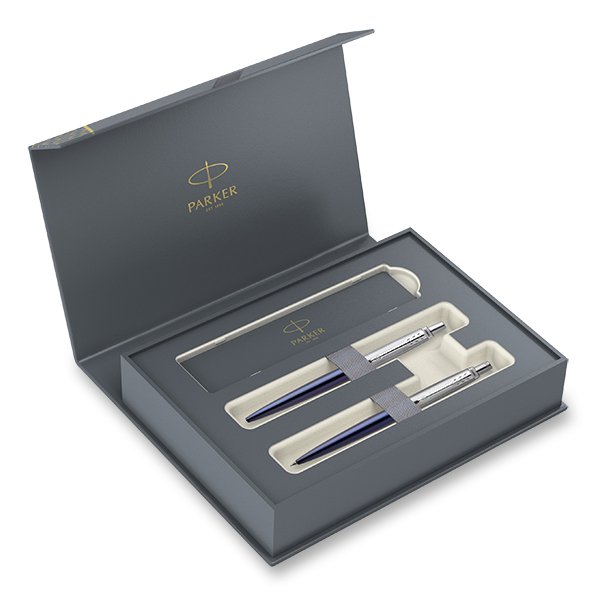pouzdro Parker Jotter Royal Blue CT - duo sada