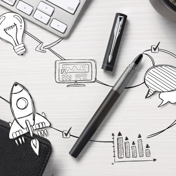 Parker Vector XL Black - duo sada 9