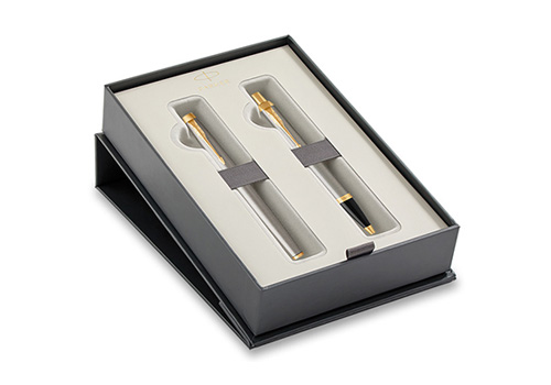 pouzdro Parker IM Brushed Metal GT - sada