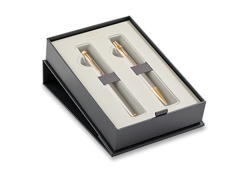 pouzdro Parker IM Premium Warm Grey GT - sada