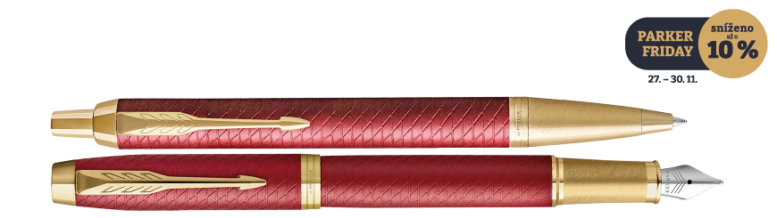 Parker IM Duo Premium Red GT - sada