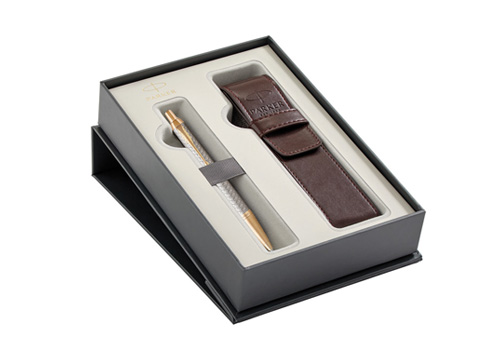 pouzdro Parker Royal IM Premium Warm Grey GT - sada