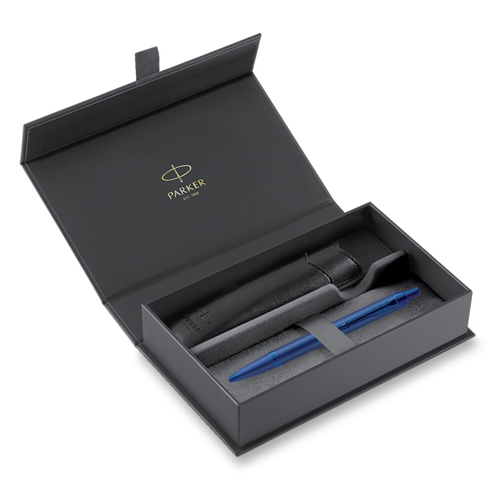 pouzdro Parker IM Monochrome Blue - sada