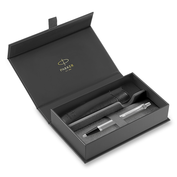 pouzdro Parker IM Stainless Steel CT - sada