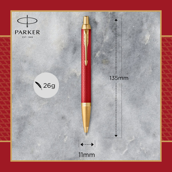Parker IM Premium Red GT - sada 3