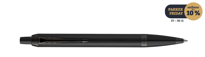 Parker IM Achromatic Black BT - sada