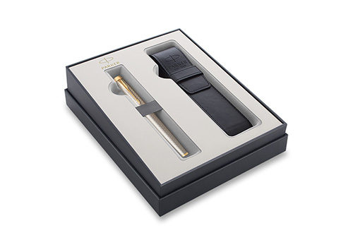 pouzdro Parker IM Premium Warm Grey GT - sada