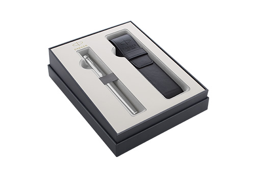 pouzdro Parker IM Essential Stainless Steel CT - sada