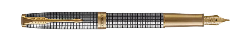 Parker Sonnet Silver Chiselled GT
