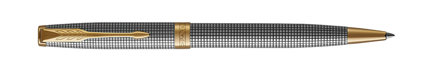 Parker Sonnet Silver Chiselled GT