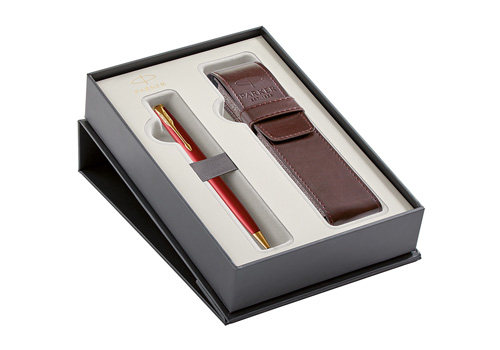 pouzdro Parker Royal Sonnet Red GT - sada