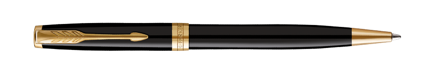 Parker Sonnet Black GT - sada