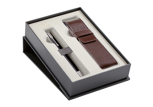 pouzdro Parker Royal Sonnet Black CT - sada