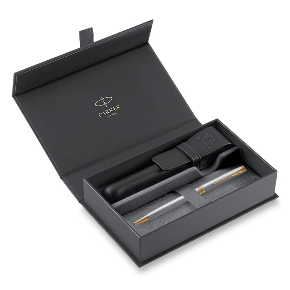 pouzdro Parker Sonnet Stainless Steel GT - sada