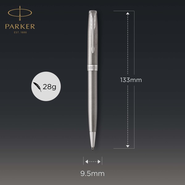 Parker Sonnet Stainless Steel CT - sada 3