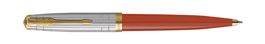 Parker 51 Premium Rage Red GT - sada