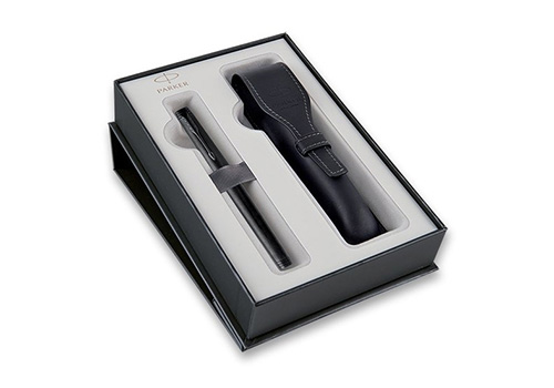 pouzdro Parker Premier Monochrome Black PVD - sada
