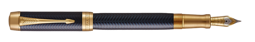 Parker Royal Duofold Prestige Blue Chevron