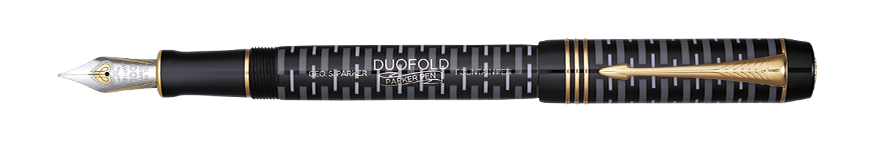 Parker Royal Duofold 100th Black GT- limitovaná edice