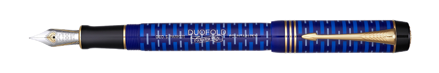 Parker Royal Duofold 100th Blue GT- limitovaná edice