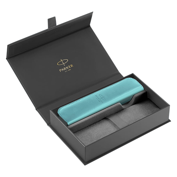 Parker Royal Box s modrým pouzdrem na zip