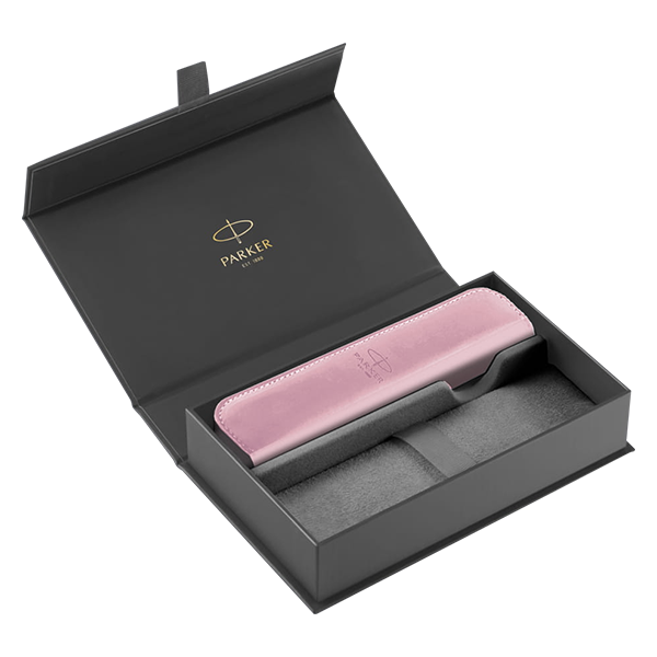 Parker Royal Box s růžovým pouzdrem na zip