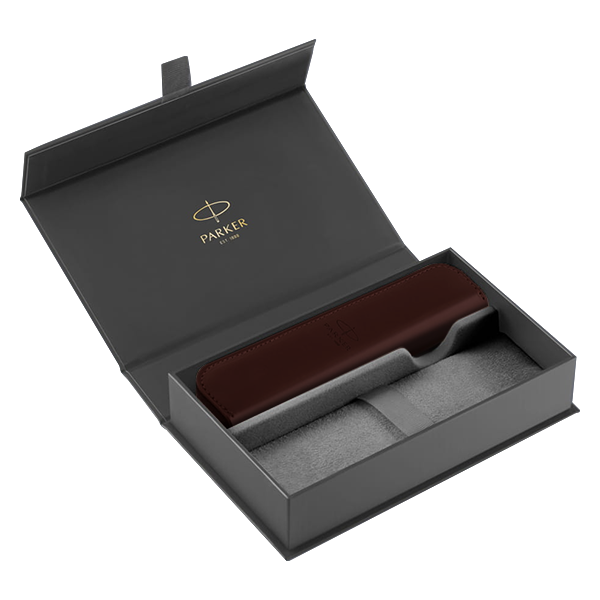 Parker Royal Box s hnědým pouzdrem na zip