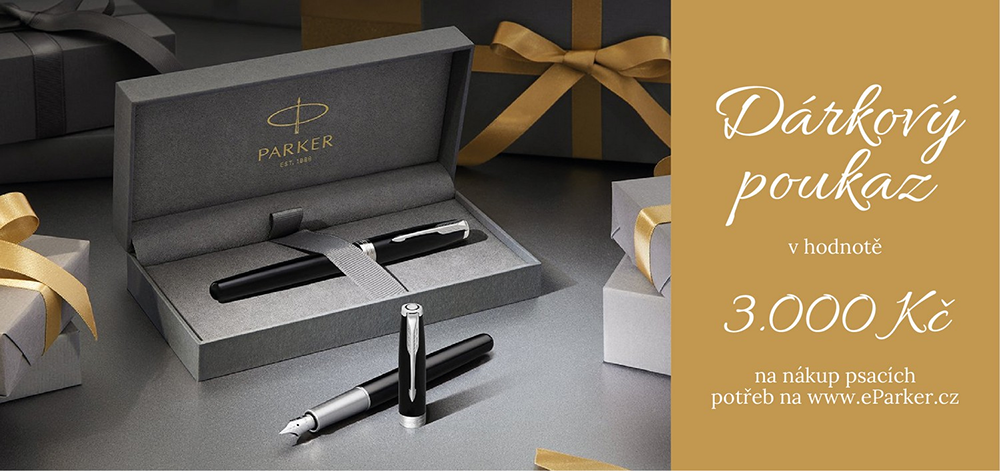 Dárkový poukaz Parker v hodnotě 3 000 Kč