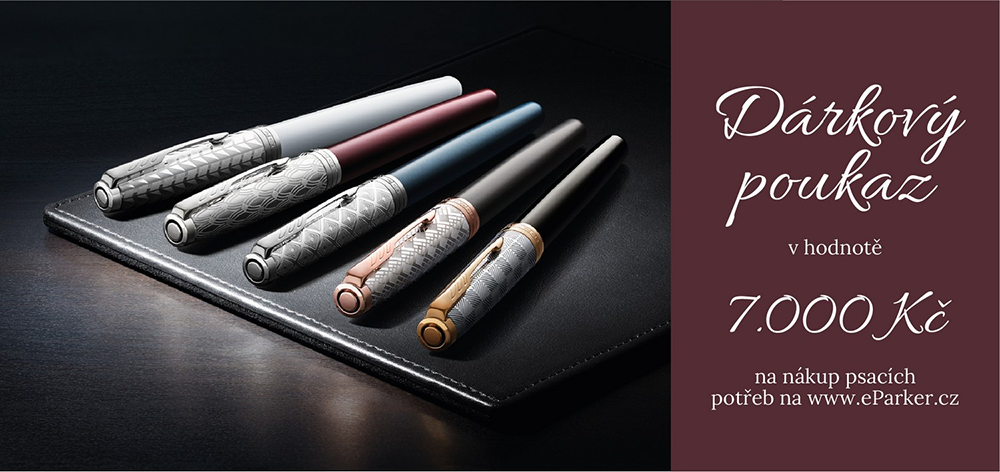 Dárkový poukaz Parker v hodnotě 7 000 Kč