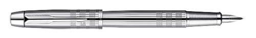 Parker IM Premium Shiny Chrome Chiselled