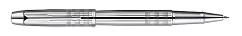 Parker IM Premium Shiny Chrome Chiselled