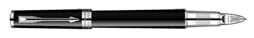 Parker Ingenuity Black Lacquer Silver CT