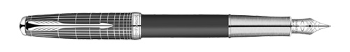 Parker Sonnet Contort Black Ciselé