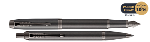 Parker IM Monochrome Titanium - duo sada
