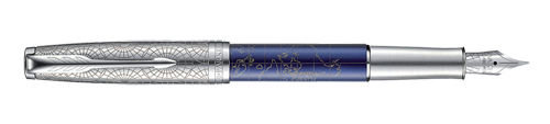 Parker Sonnet Premium Atlas Blue Silver CT - sada