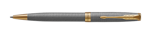 Parker Sonnet Deluxe Silver Chiselled GT - sada