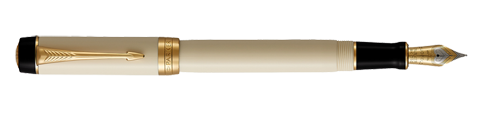 Parker Royal Duofold Classic Ivory & Black GT