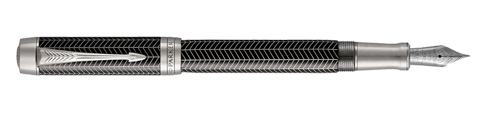 Parker Royal Duofold Prestige Black Chevron