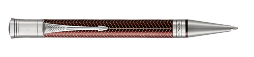 Parker Royal Duofold Prestige Burgundy Chevron